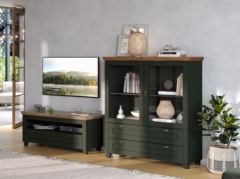 Тумбы под телевизор - изображение №5 "Тумба Эмили под телевизор с выдвижным ящиком"  на www.Angstrem-mebel.ru