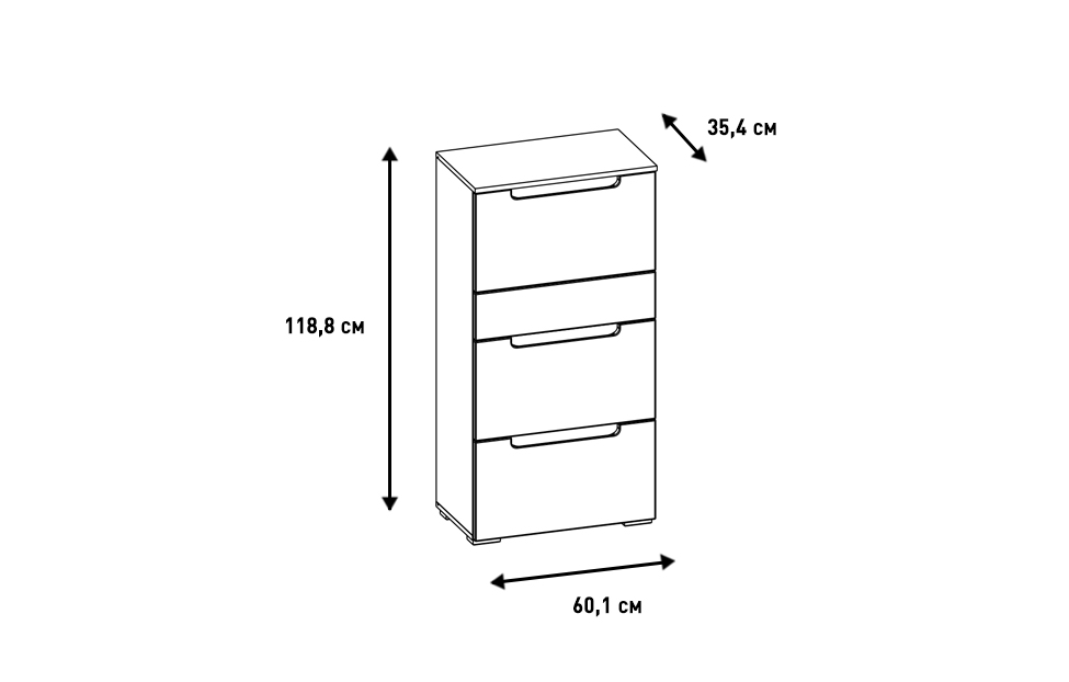 Обувницы - изображение №4 "Комод Анри для обуви"  на www.Angstrem-mebel.ru